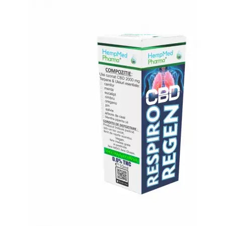 Ulei ozonat CBD Respiro Regen, 10 ml, HempMed Pharma