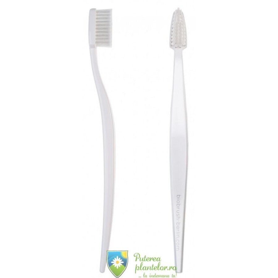 Periuta de dinti organica medium soft Alba