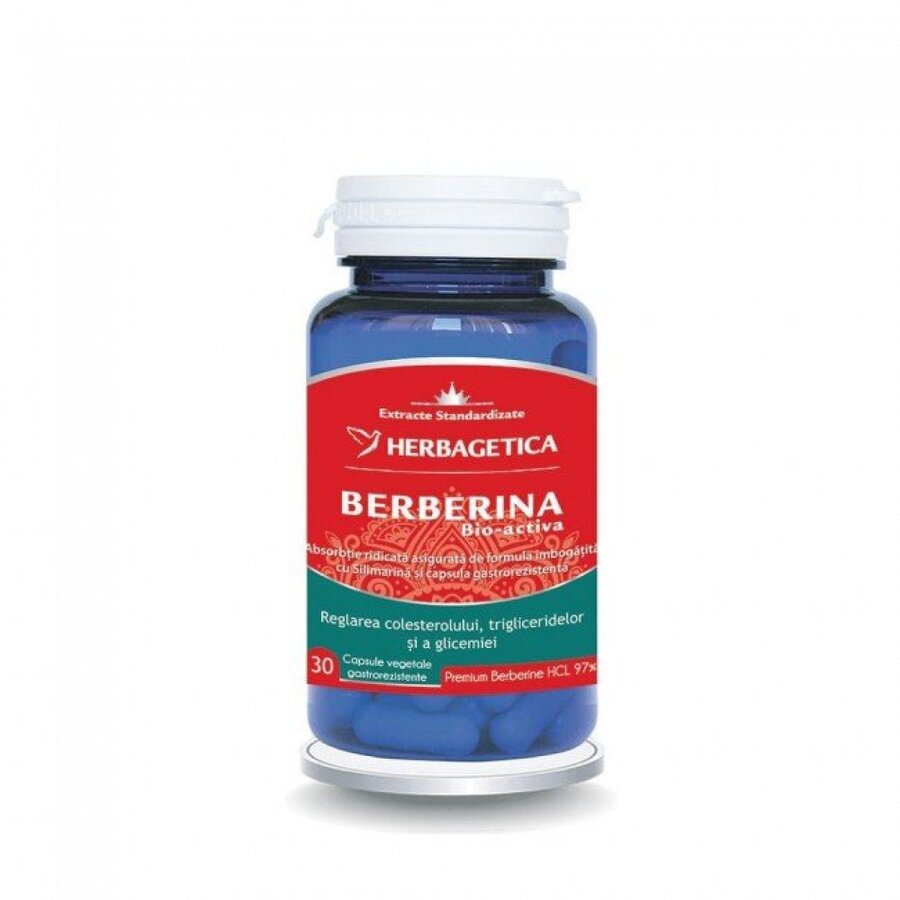 Berberina bio activa 30 capsule