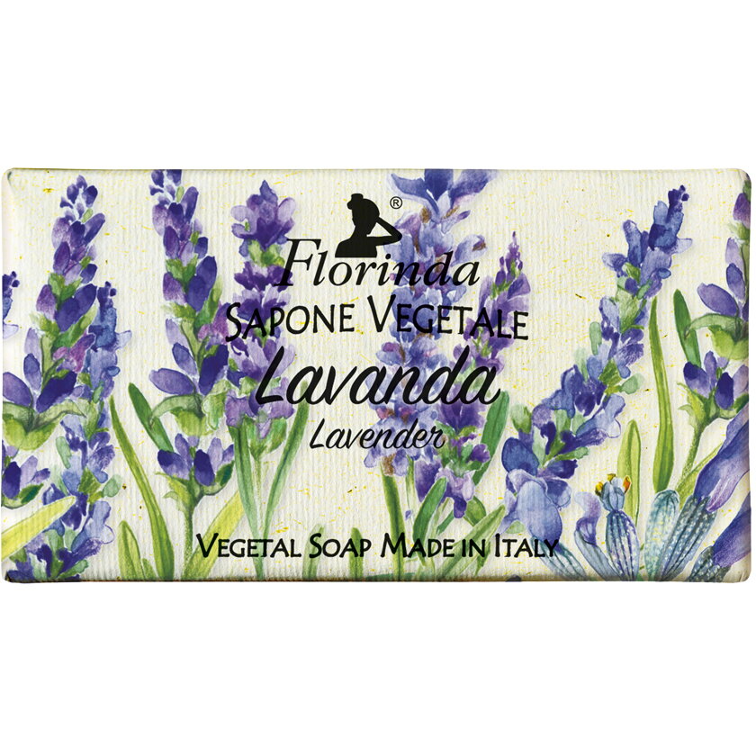 Sapun vegetal cu lavanda Florinda, 100 g La Dispensa