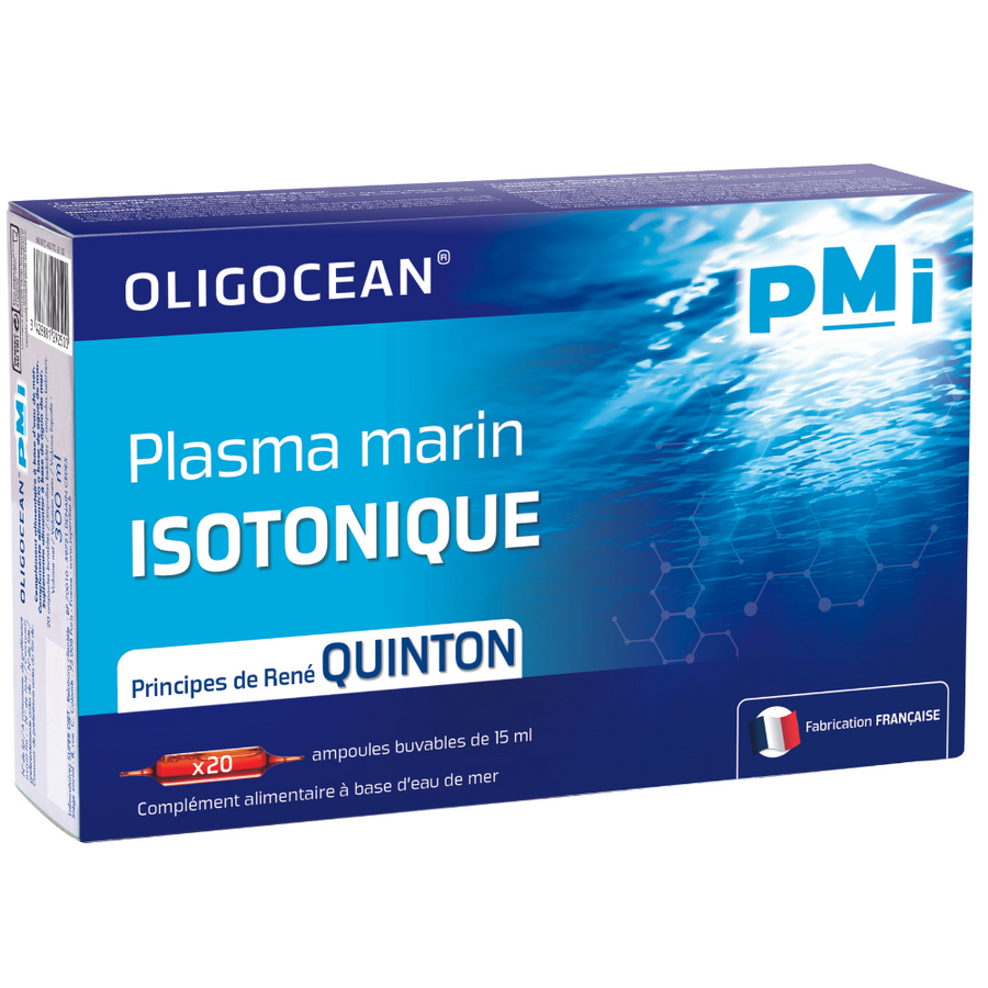 Plasma Marina Izotonic Obligocean - Metoda Quinton , 20 fiole x 15 ml, 300 ml