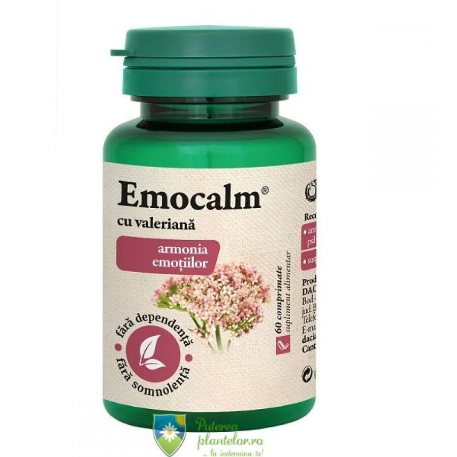 Emocalm cu Valeriana 60 comprimate
