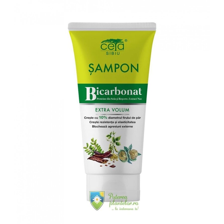 Sampon volum si stralucire cu Bicarbonat 200 ml