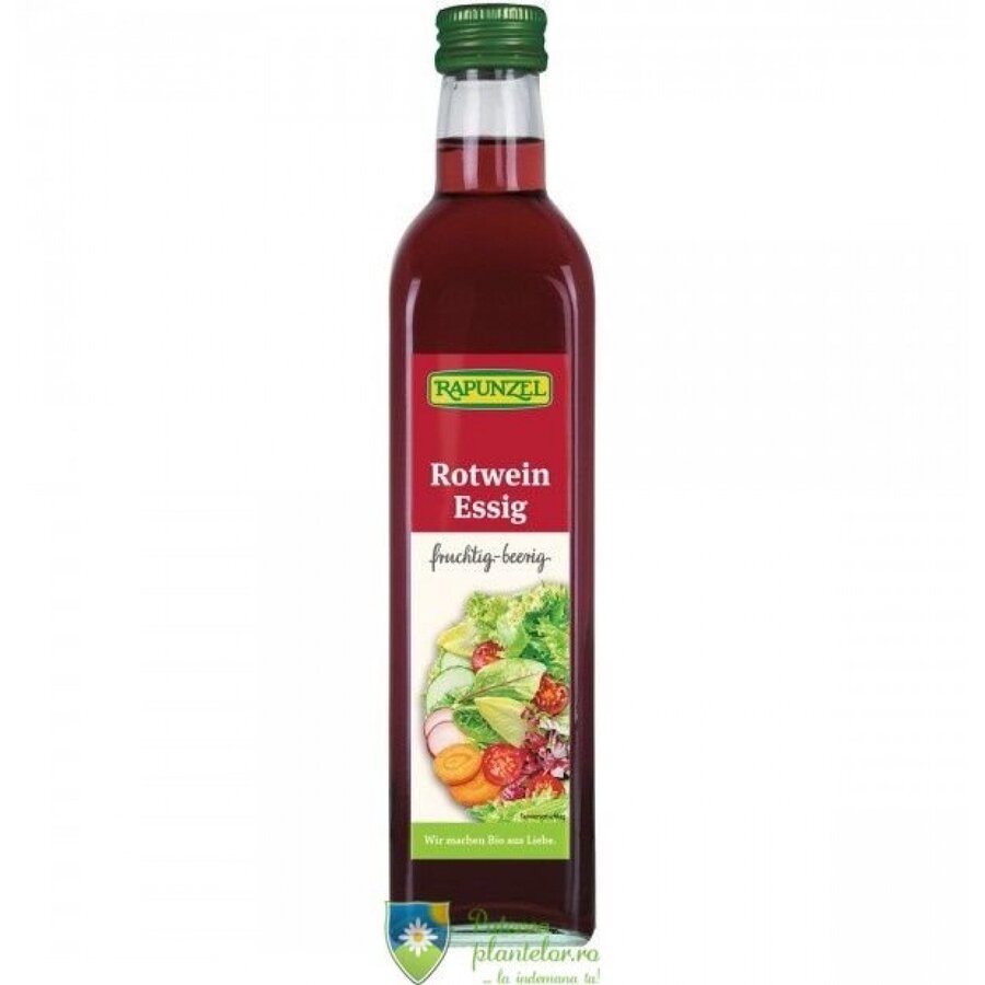 Otet de vin rosu bio 500 ml