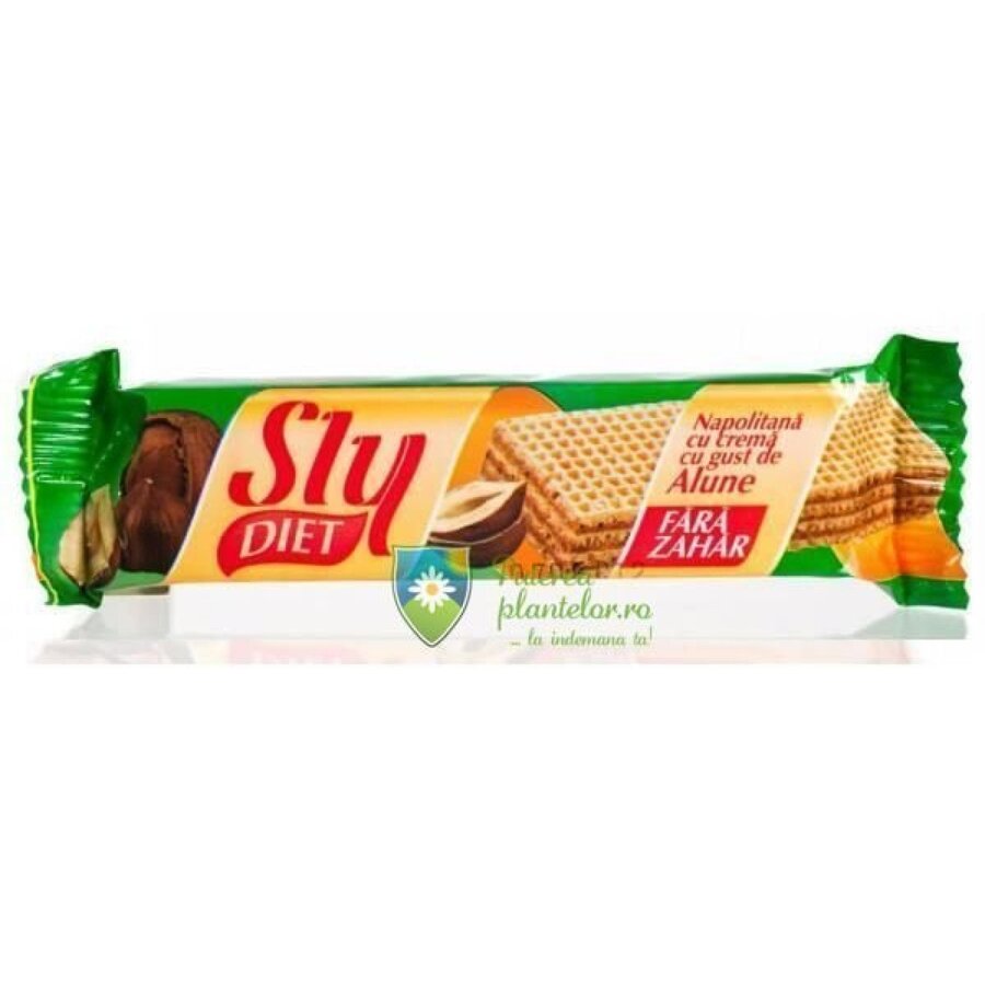 Napolitane cu crema de alune fara zahar 20 gr