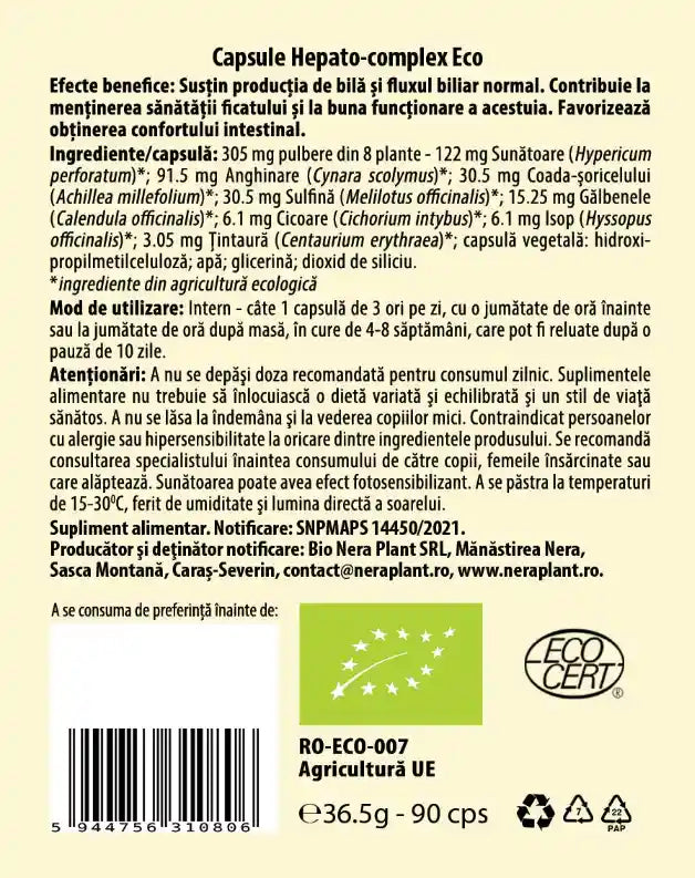 Capsule Hepato-Complex ECO 90cps