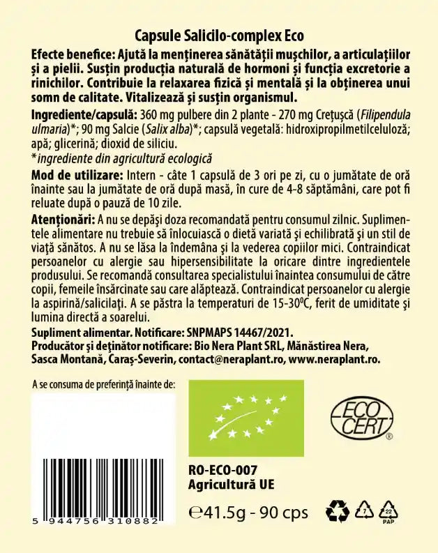 Capsule Salicilo-Complex ECO 90cps