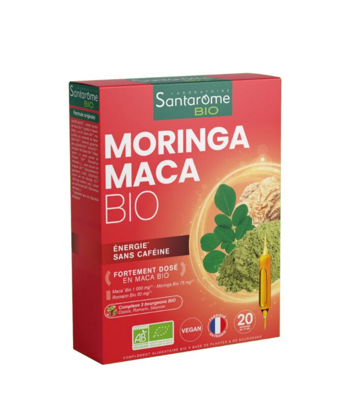 Moringa Maca Bio x 20 fiole Santarome