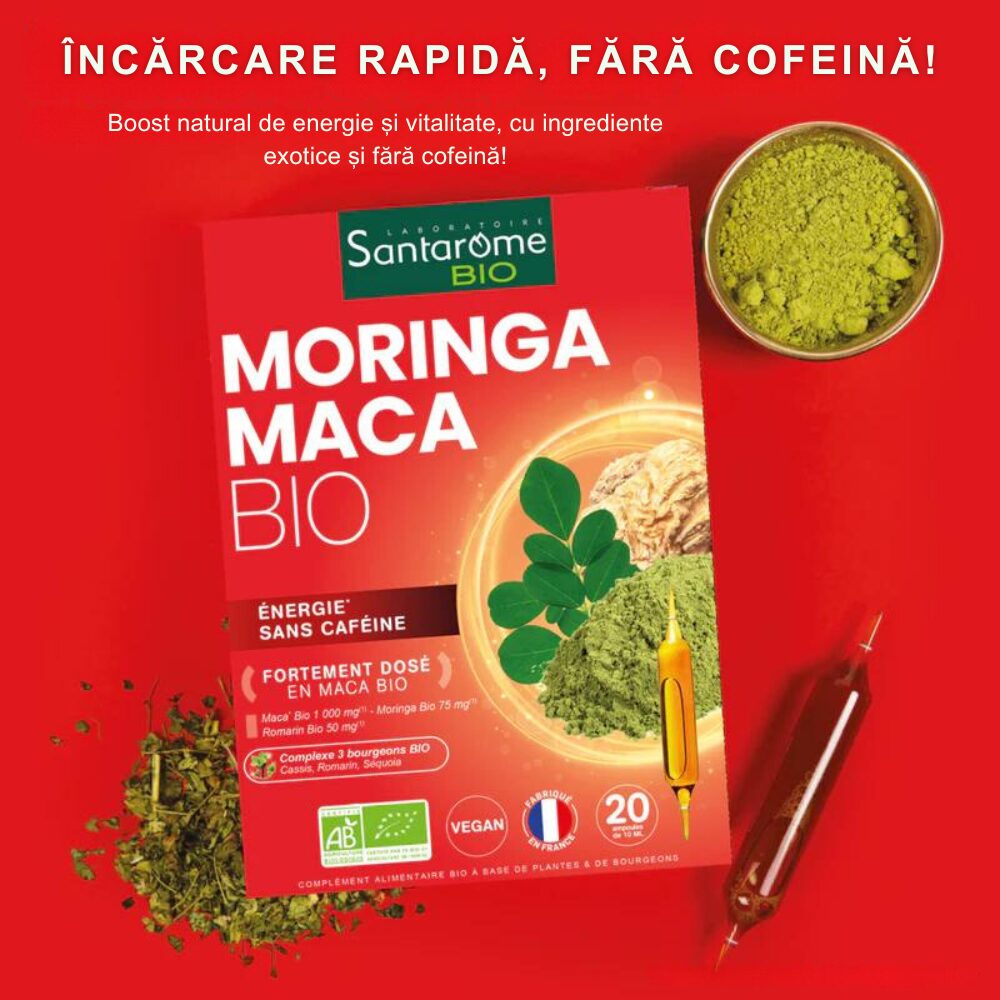 Moringa Maca Bio x 20 fiole Santarome