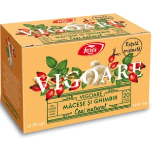 Vigoare Ceai Macese si Ghimbir 20 plicuri