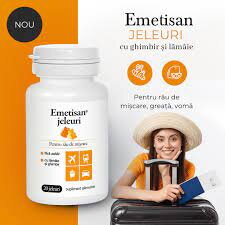 Emetisan cu Ghimbir si Lamaie 20 jeleuri DACIA PLANT