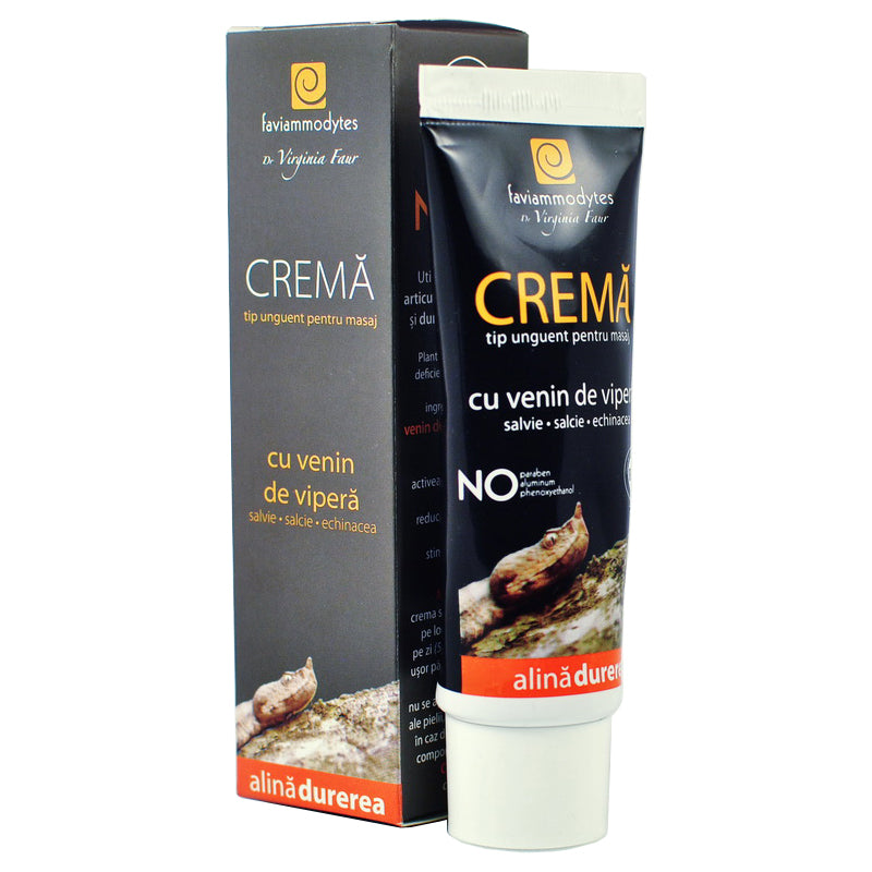 Crema tip unguent pentru masaj cu venin de vipera Favimmodytes 50 ml
