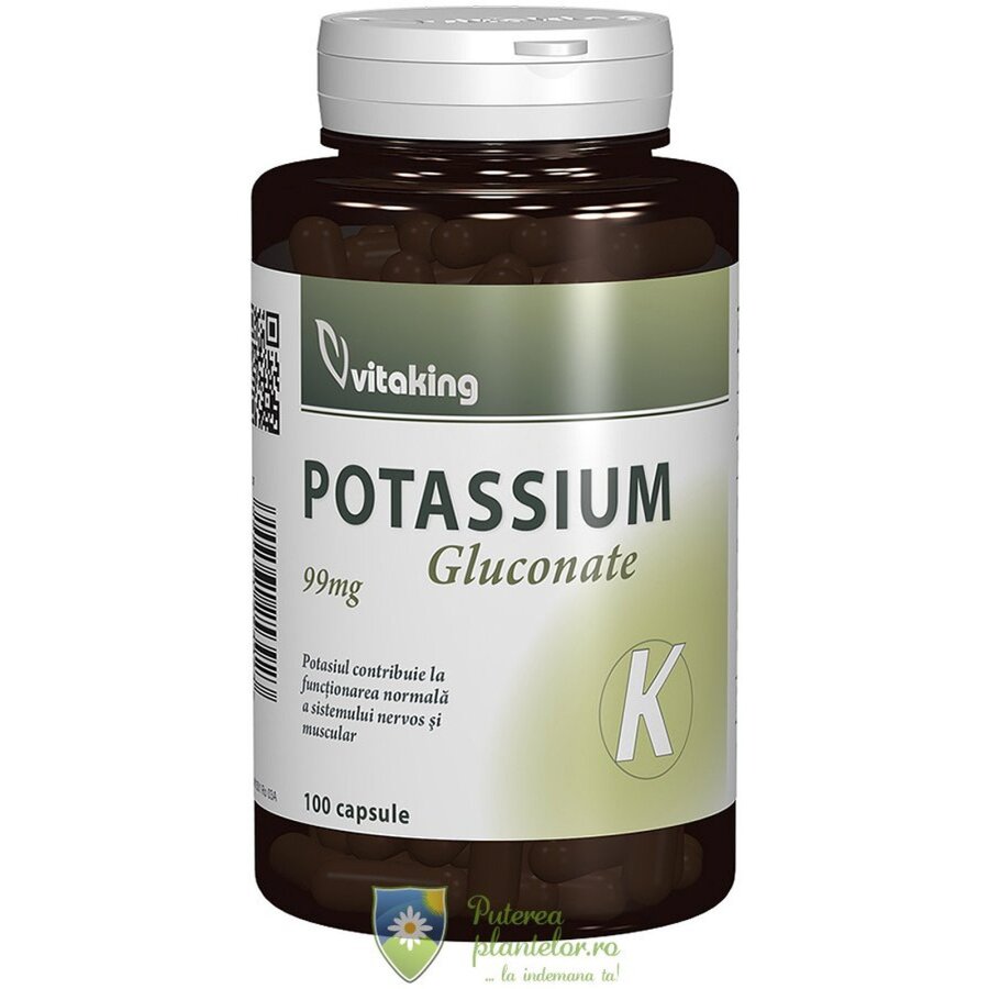 Potasiu (gluconat) 99mg 100 capsule Expira 17.12.25