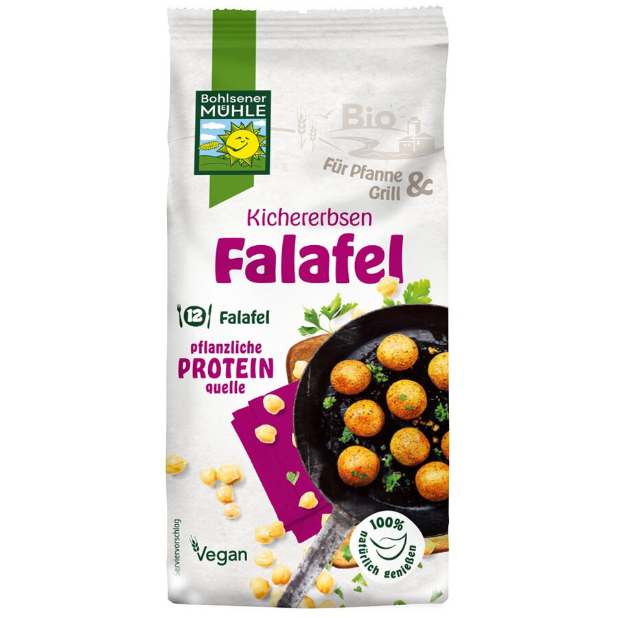 Falafel din naut bio Bohlsener Muehle, 165g