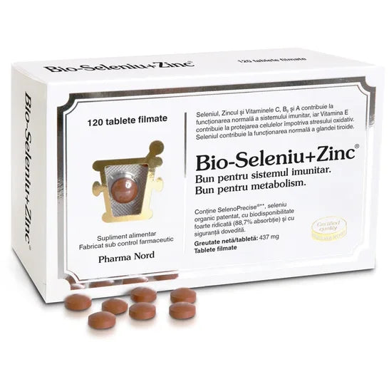 Bio-Seleniu + Zinc, 120 tablete, Pharma Nord