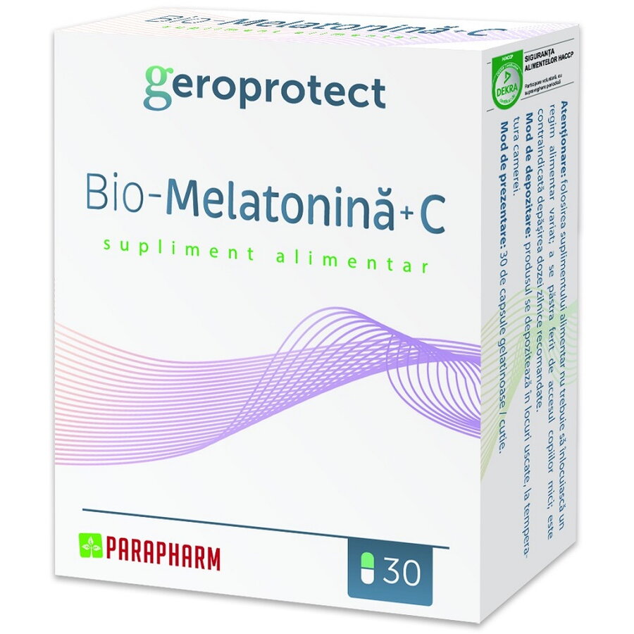 Bio Melatonina C 30 capsule Expira 31.12.25