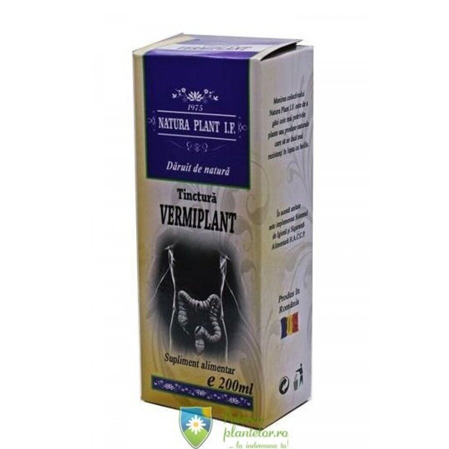 Tinctura Vermiplant 200 ml Expira: 09.05.2025