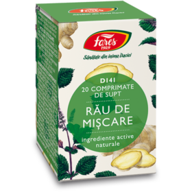 Rau de miscare, D141, 20 comprimate de supt