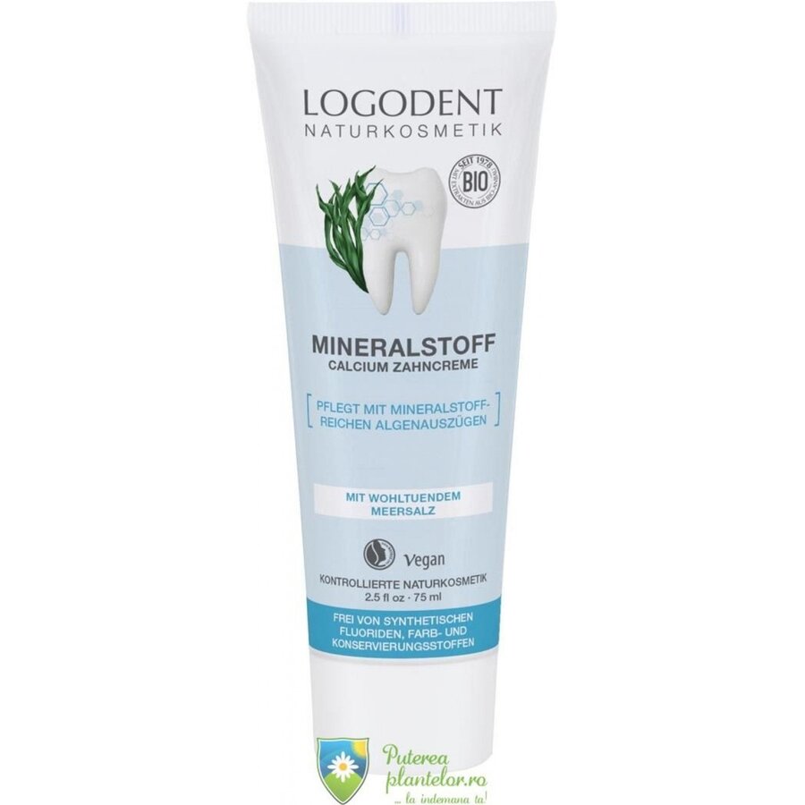 Pasta de dinti gel cu calciu mineral 75 ml