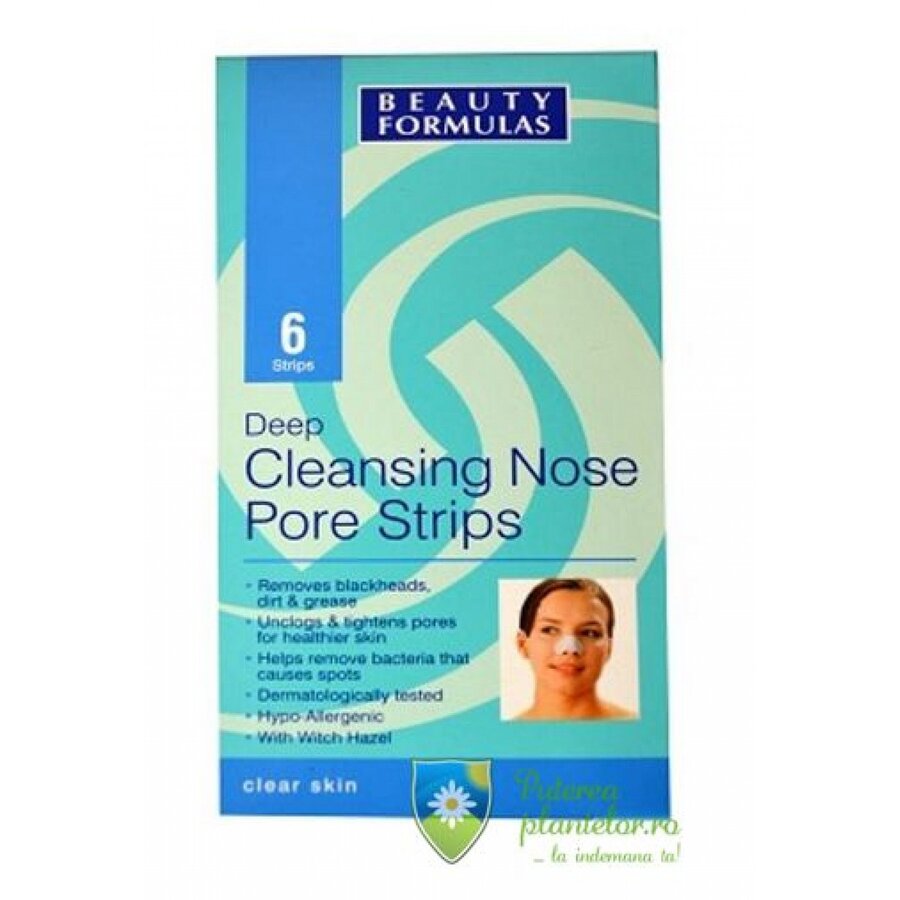 Benzi curatare nas cu carbune 6 buc