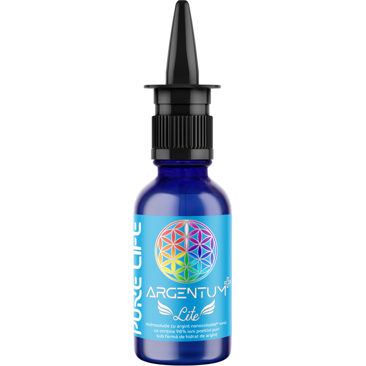 ARGENTUM+® LITE, 5ppm, 30ml cu pulverizator nazal