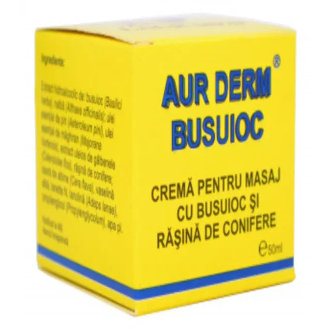 Aur D-Cr. Masaj Busuioc + Rasina 50ML Laur Med
