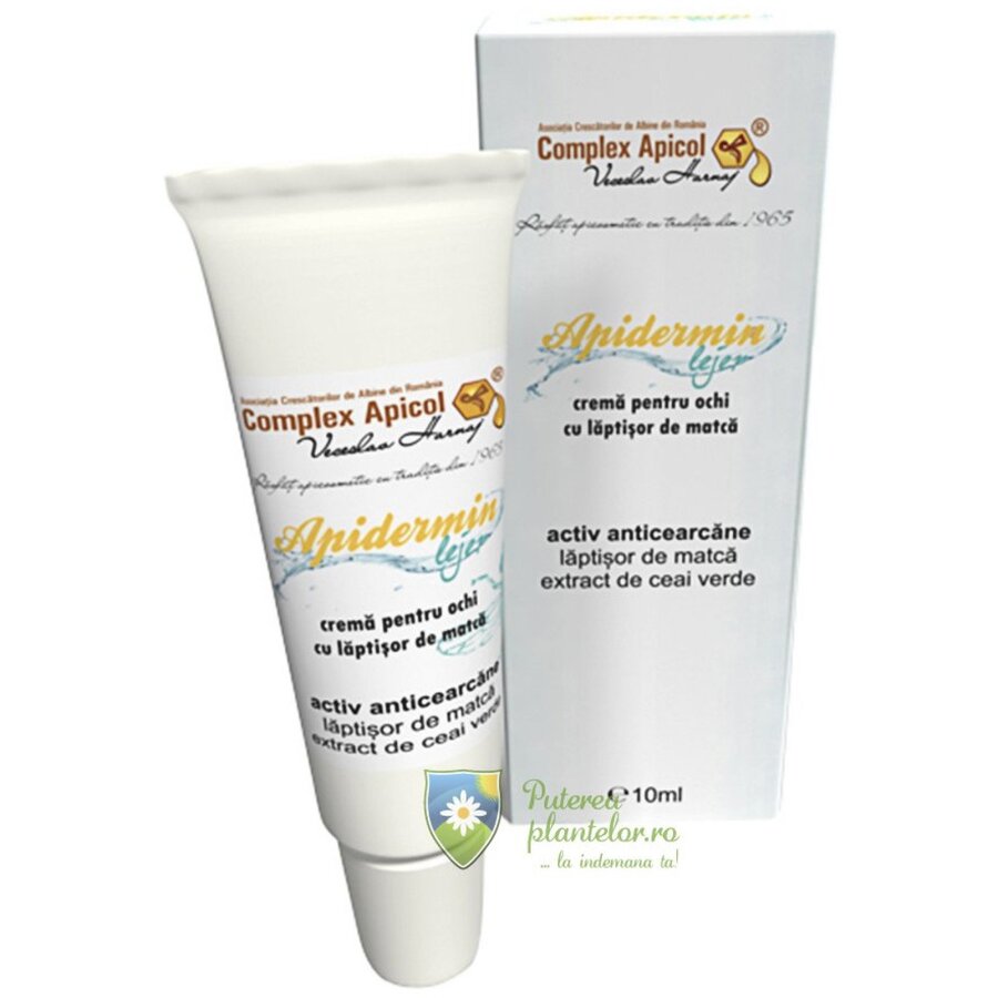 Apidermin Lejer Crema de Ochi Anticearcane 10 ml