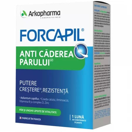 Forcapil anti caderea parului, 30 comprimate, Arkopharma