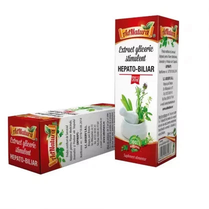 Stimulent Hepato - Biliar Extract Gliceric 50 ml