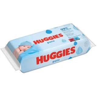 HUGGIES Servetele umede Pure, 56 bucati