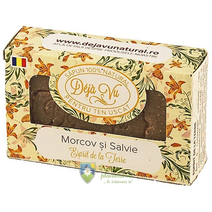 Sapun natural cu Morcov si Salvie 90 gr