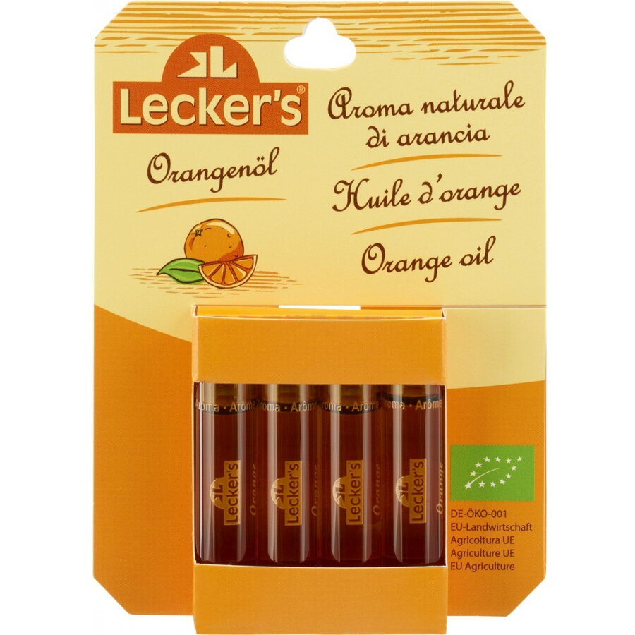 Ulei de portocale bio Leckers, 8ml
