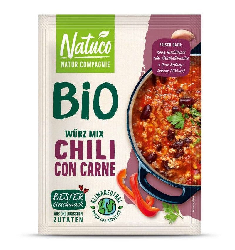 Mix de condimente bio pentru chili con carne, 33g Natuco