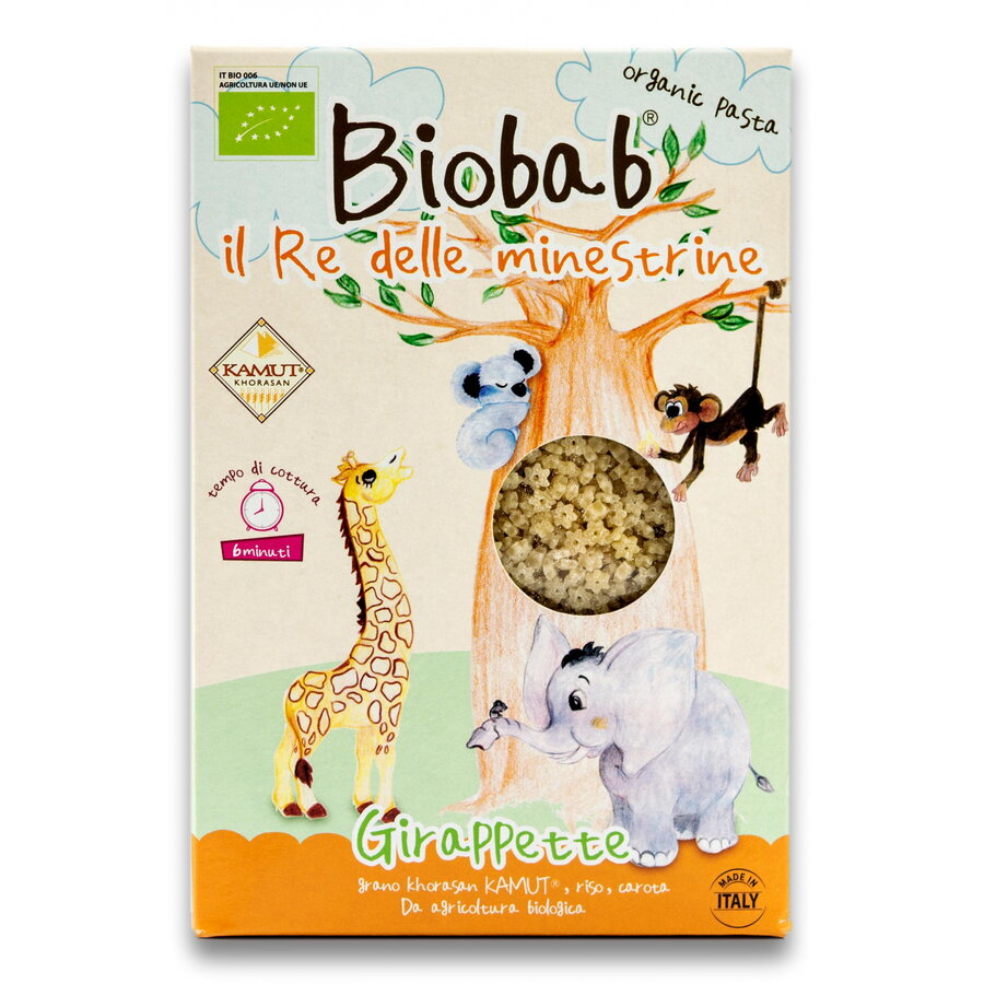 Paste stelute BIO din grau kamut, orez si morcovi L origine 250g