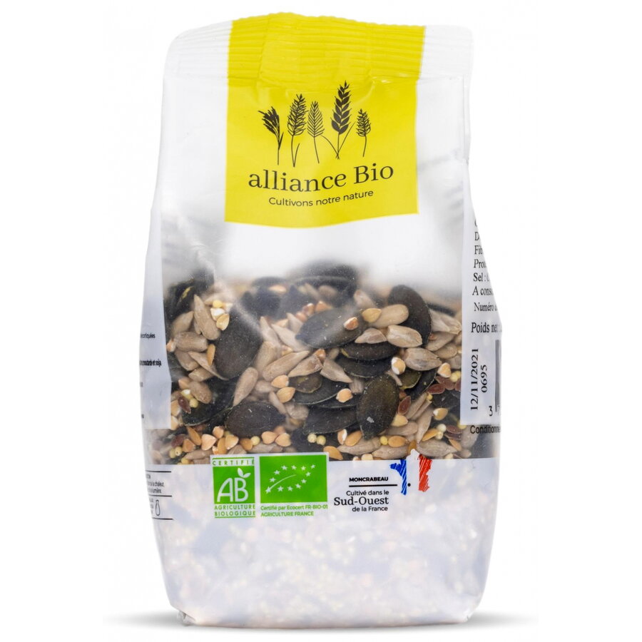 Amestec seminte BIO pentru paine Alliance Bio 250g