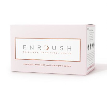 Absorbante zilnice bumbac organic, 24 bucati, Enroush