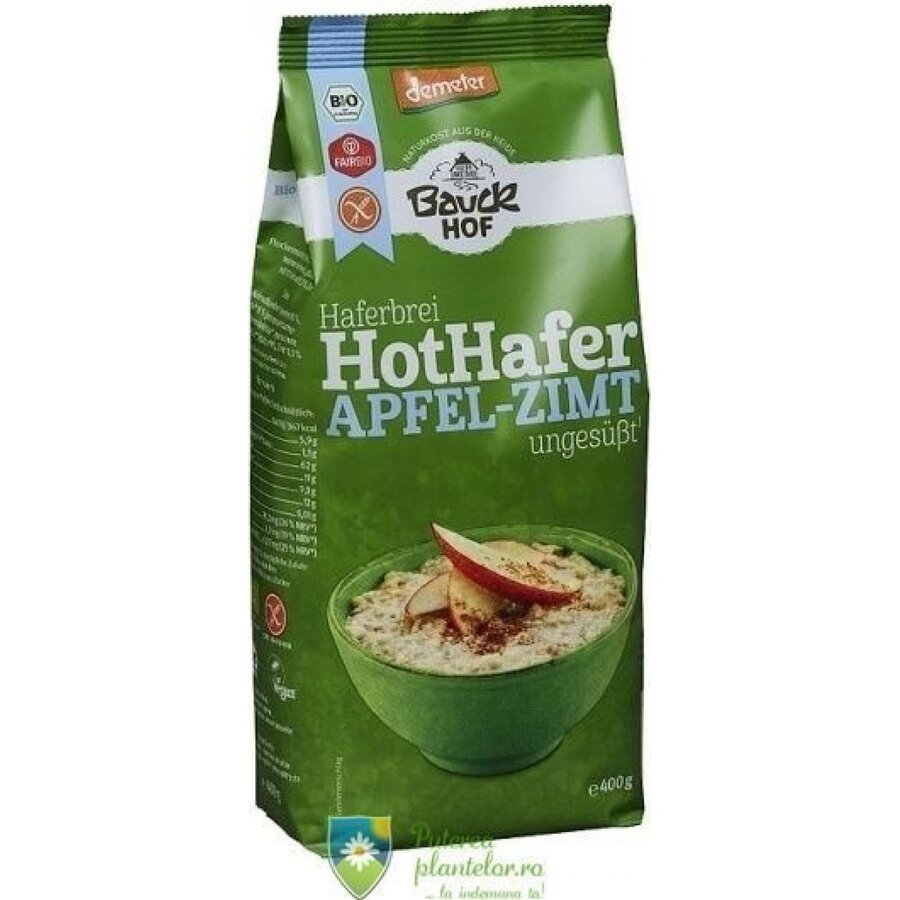 Terci de ovaz cu mere si scortisoara fara gluten Bio 400 gr