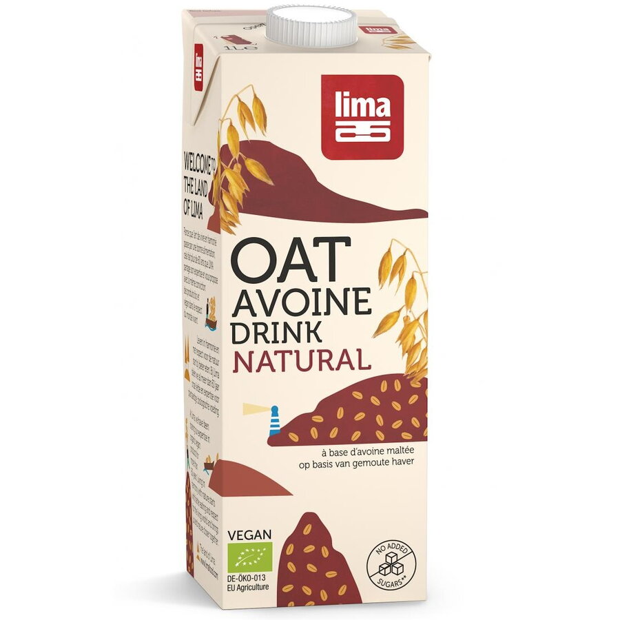 Bautura vegetala de ovaz eco 1L Lima