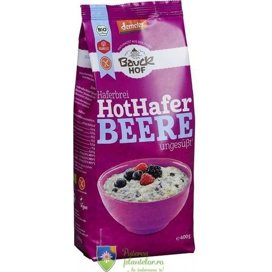 Terci de ovaz cu fucte de padure fara gluten Bio 400 gr