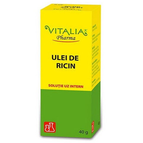 Ulei de ricin, 40 g, Vitalia Expira: 31.05.2025