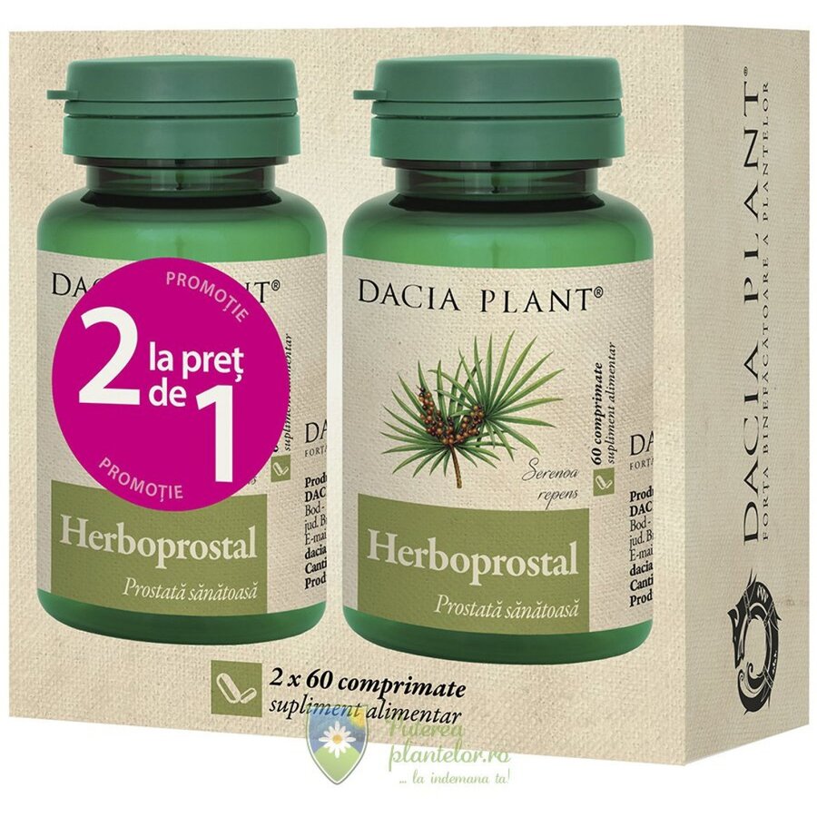 Herboprostal 60 comprimate 1 + 1 Cadou