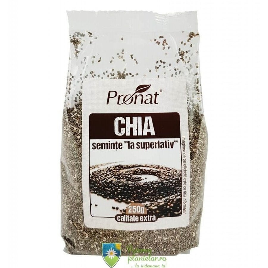 Seminte de chia 250 gr Expira: 27.08.2025