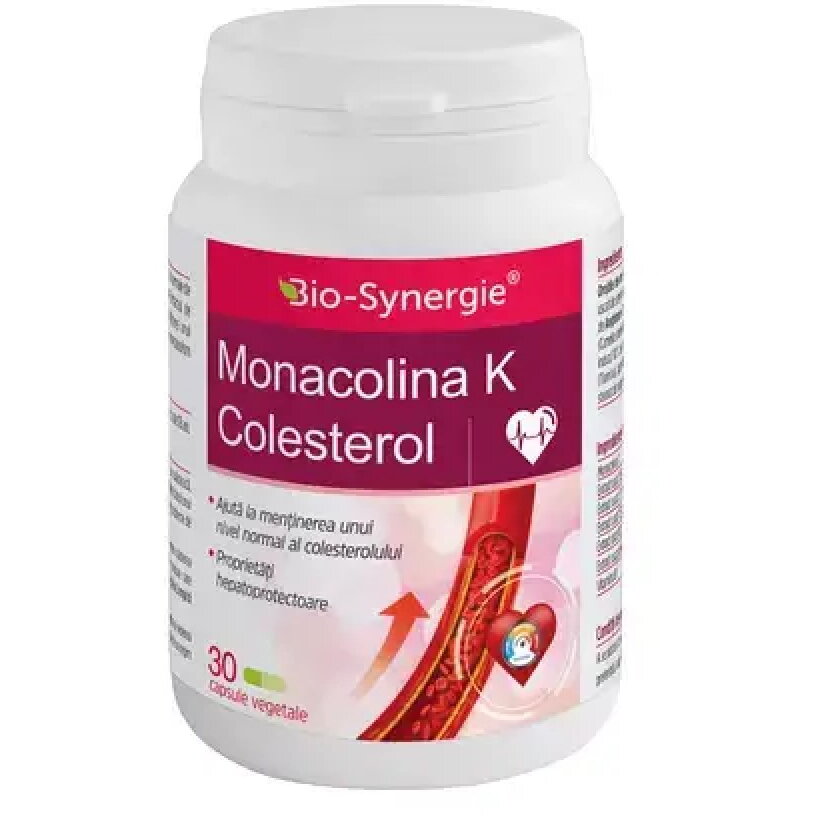 Monacolina K Colesterol 30cps vegetale BIO-SYNERGIE ACTIV