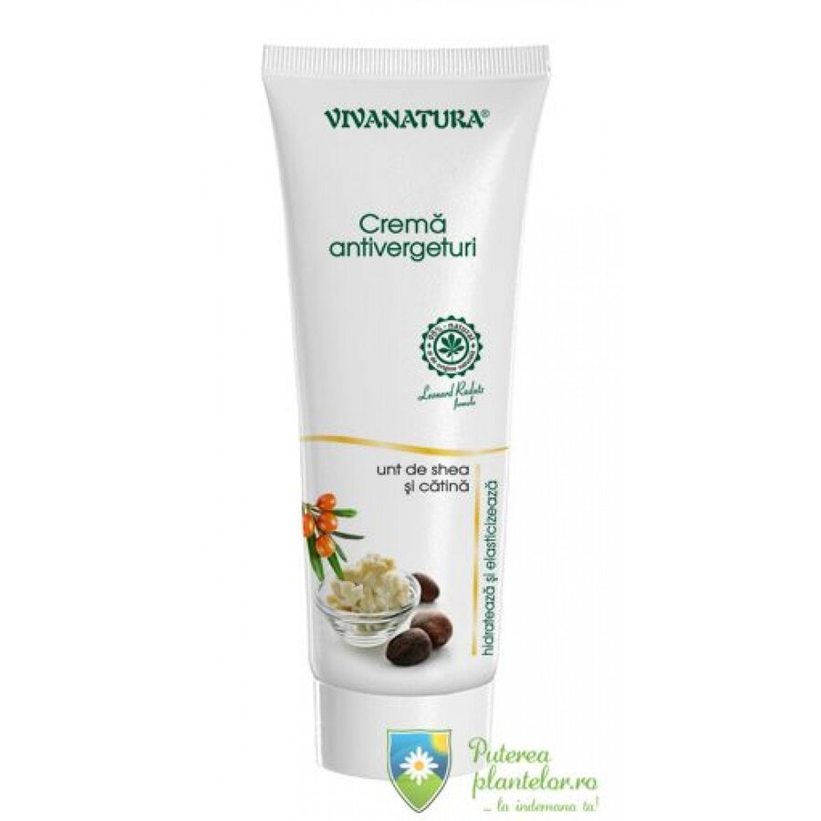 Crema antivergeturi cu unt de shea si ulei de catina 250 ml
