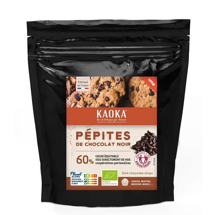 Pepite ciocolată neagră 60% 100g