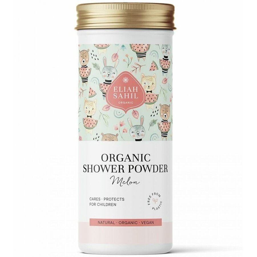 Gel De Dus Pudra Pentru Copii - Pepene Galben Bio 90g