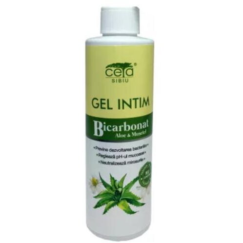 Gel intim cu Bicarbonat, aloe si musetel Flacon 200 ml