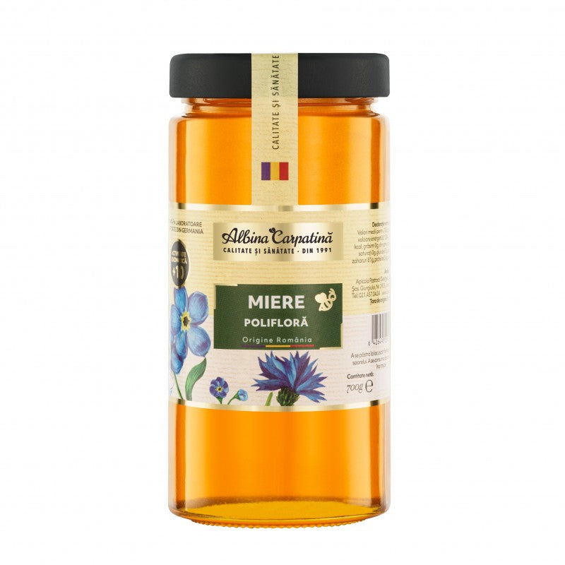 Miere polifloră 700g - APICOLA PASTORAL GEORGESCU