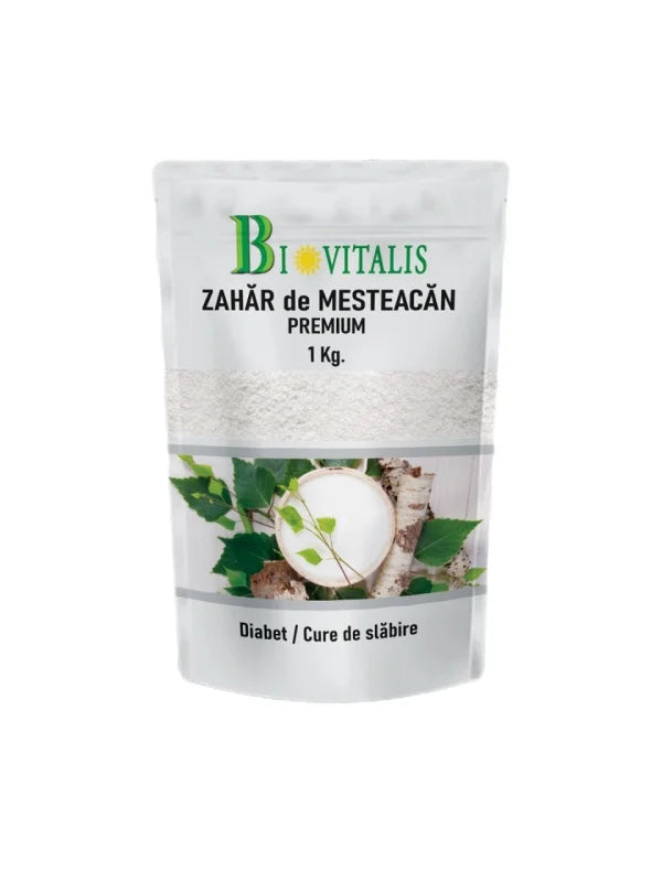 Zahar din mesteacan finlandez, 1kg, Sanoviva Farma