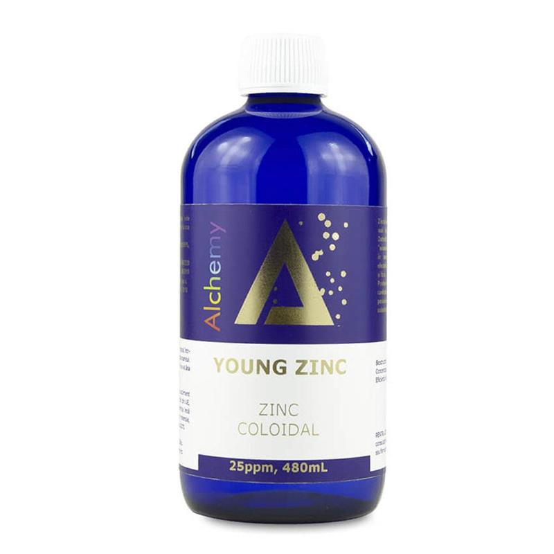 ZINC COLOIDAL YOUNG ZINC 25PPM "ALCHEMY" 480ml AGHORAS